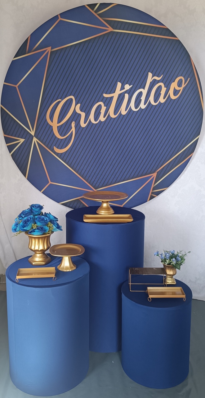 Kit Gratidão Azul 02 - FERNANDO FESTAS E EVENTOS