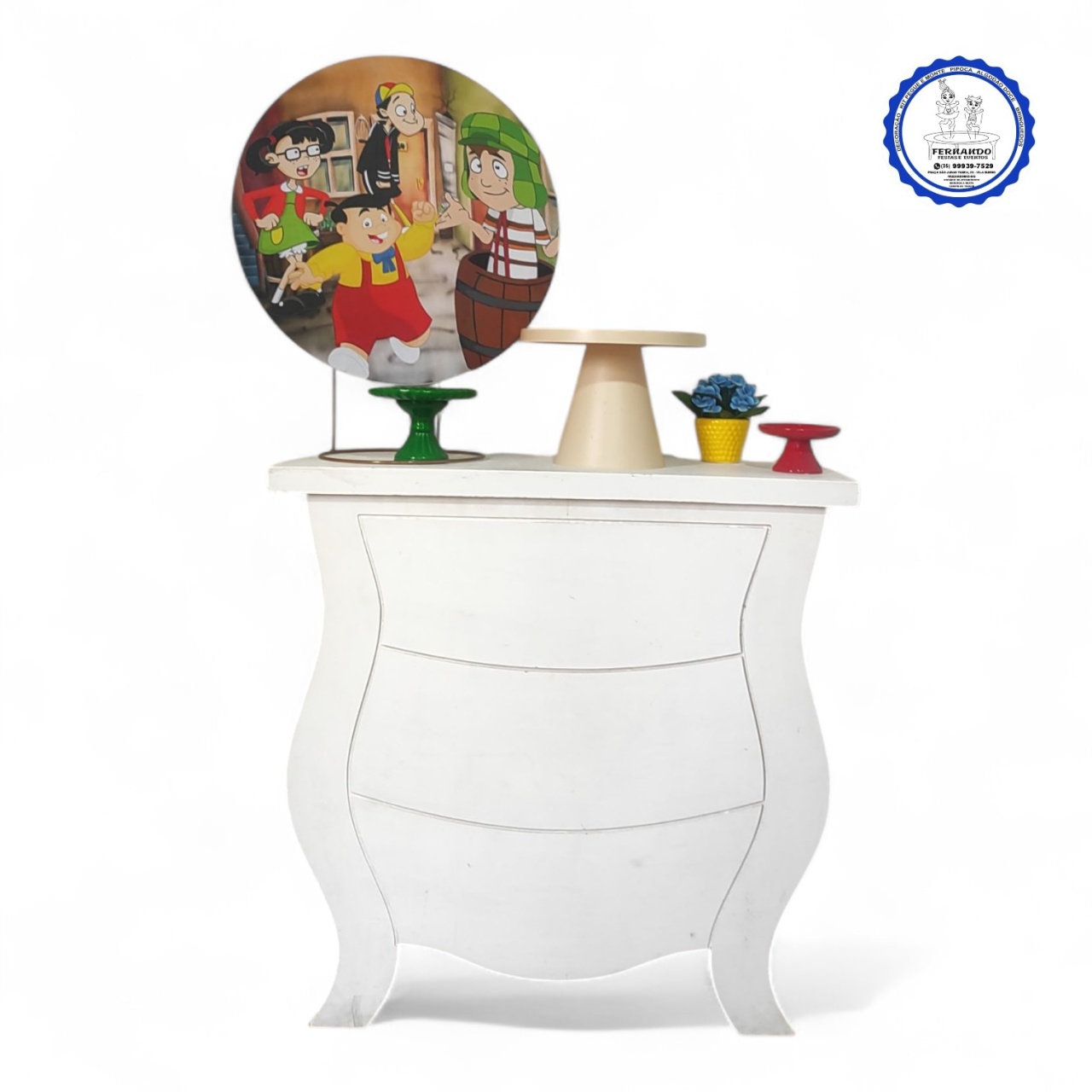 Mini Table Chaves 50 X 50 - FERNANDO FESTAS E EVENTOS