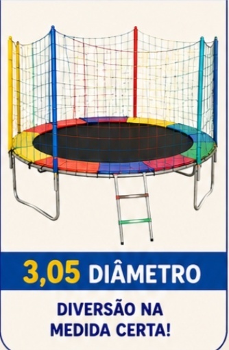 Brinquedos Cama Elástica 3,05 Metros - FERNANDO FESTAS E EVENTOS