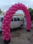 Arco de Balões Rosa Forte  - imagem 1