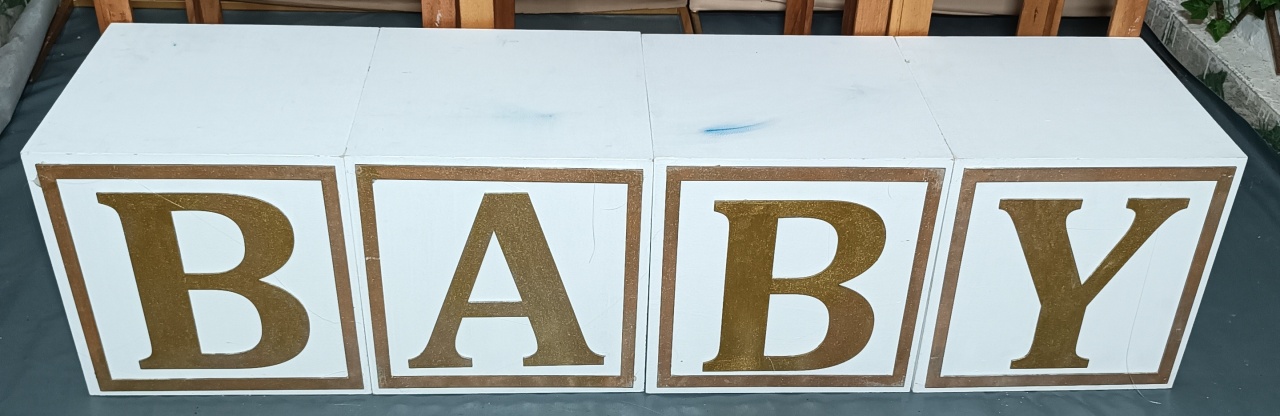 Cubo Mdf Baby G 30X30 - FERNANDO FESTAS E EVENTOS