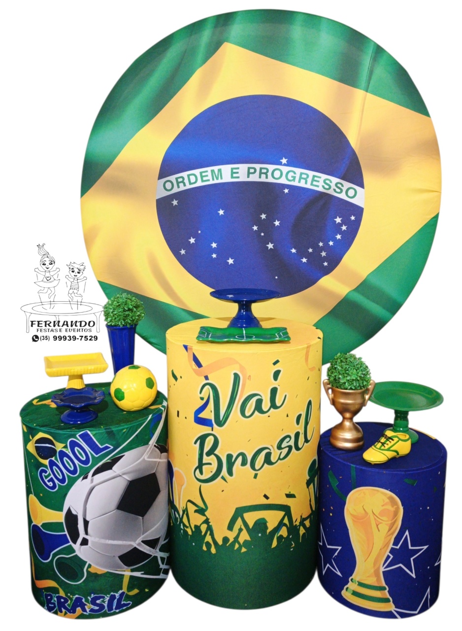 Kit Bandeira Do Brasil 02 - FERNANDO FESTAS E EVENTOS