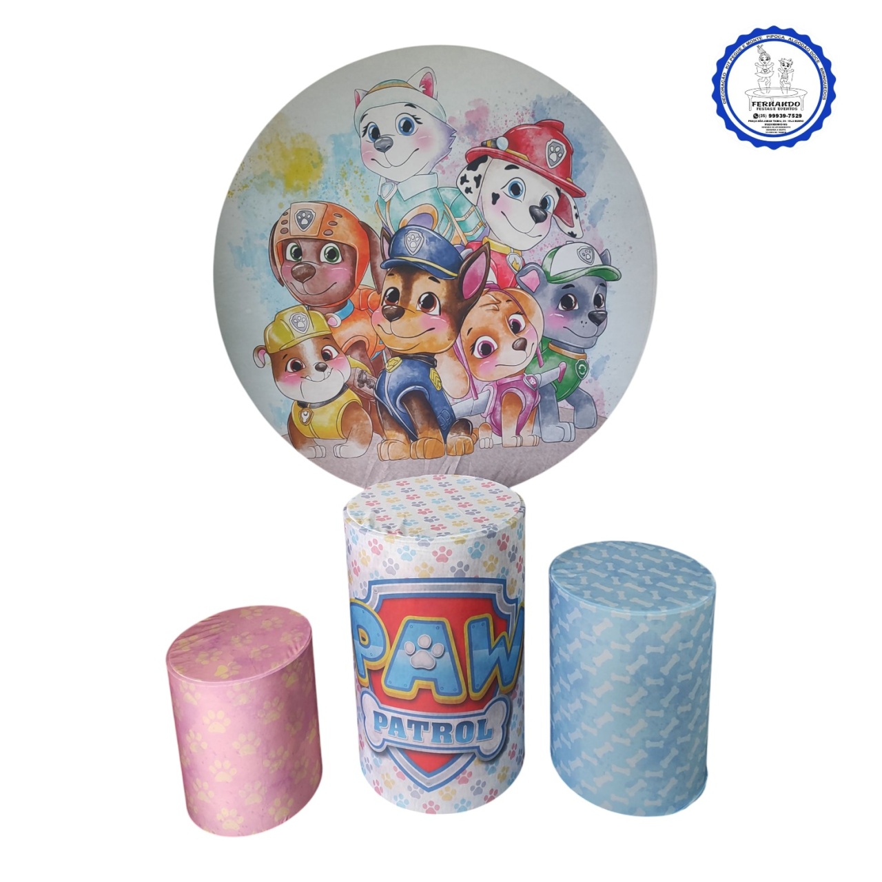 Kit Patrulha Canina Aquarela 01 - FERNANDO FESTAS E EVENTOS
