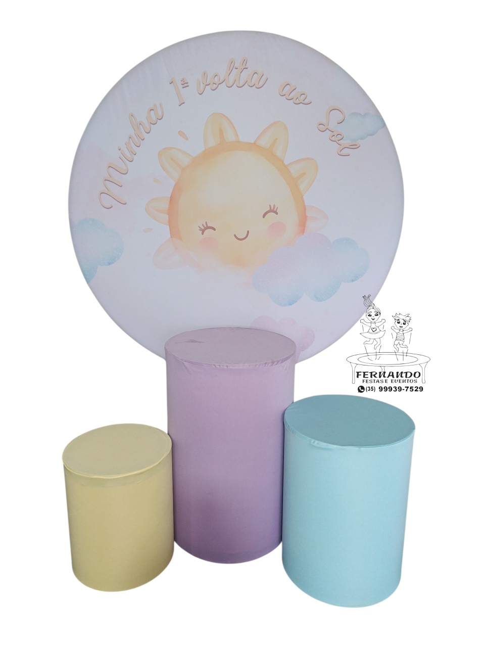 Minha Primeira Volta Ao Sol Rosa 01 - FERNANDO FESTAS E EVENTOS