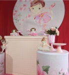 Kit Bailarina Mesa Rosa (01) - imagem 2