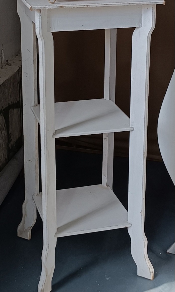 Aparador Branco Mdf 3 Andar  - FERNANDO FESTAS E EVENTOS