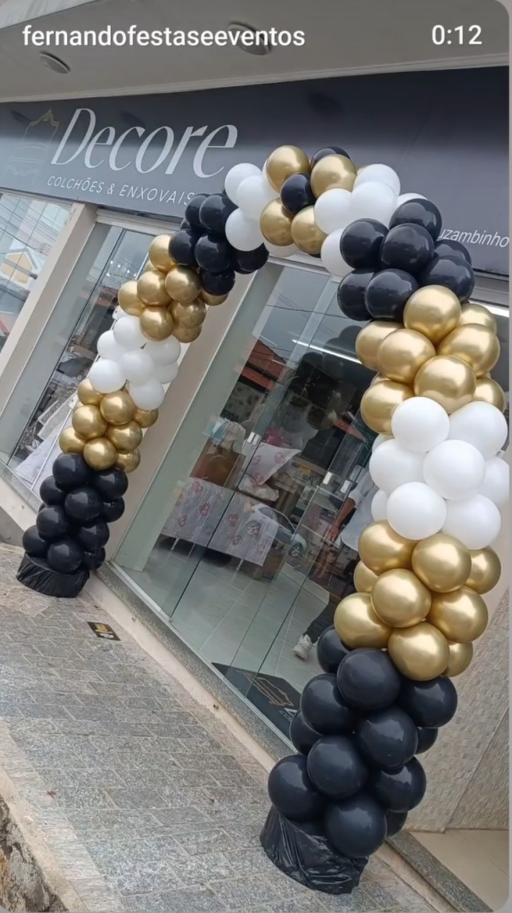 Arco de Baloes Decore 01 - FERNANDO FESTAS E EVENTOS