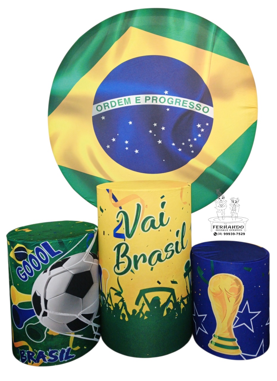 Kit Bandeira Do Brasil 01 - FERNANDO FESTAS E EVENTOS