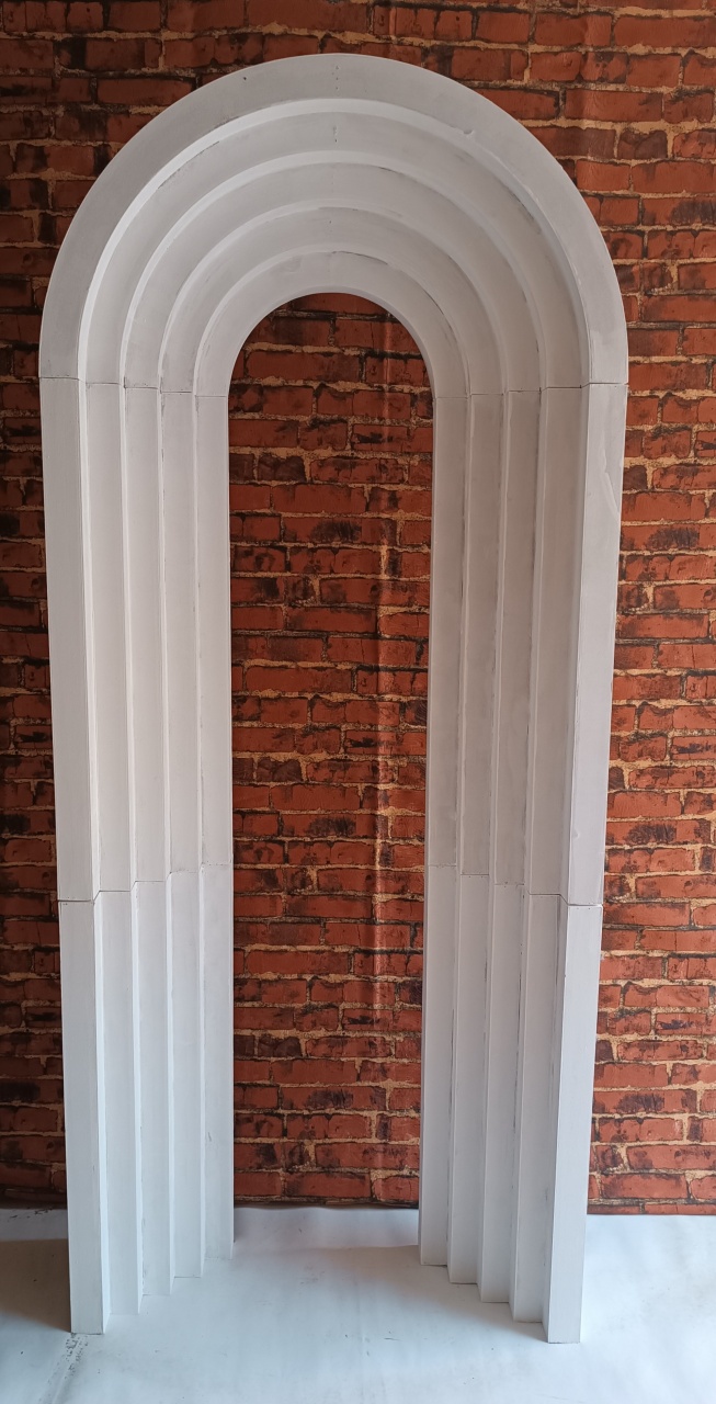 Portal Em 3D Branco - FERNANDO FESTAS E EVENTOS