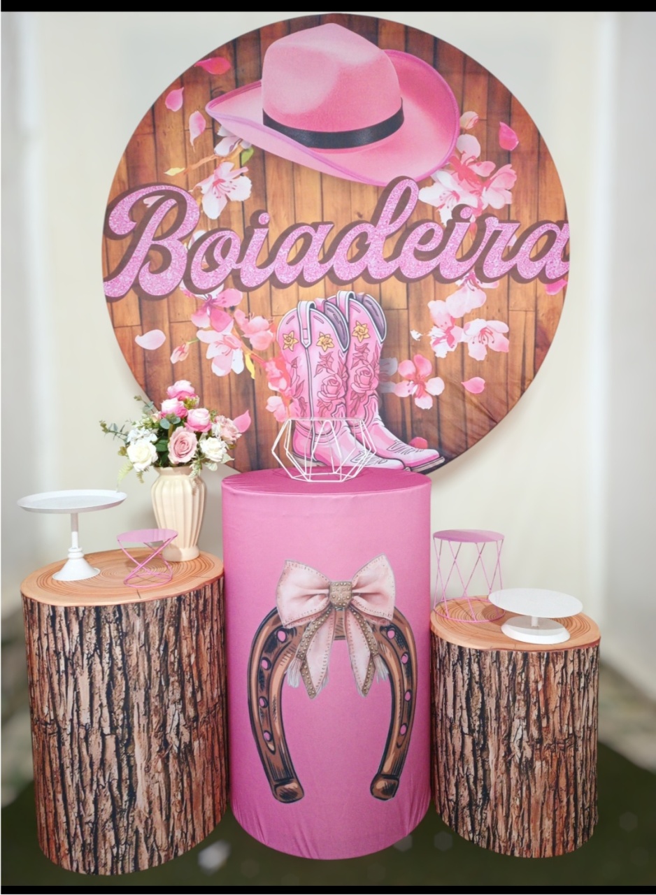 Kit Boiadeira Rosa 02 - FERNANDO FESTAS E EVENTOS