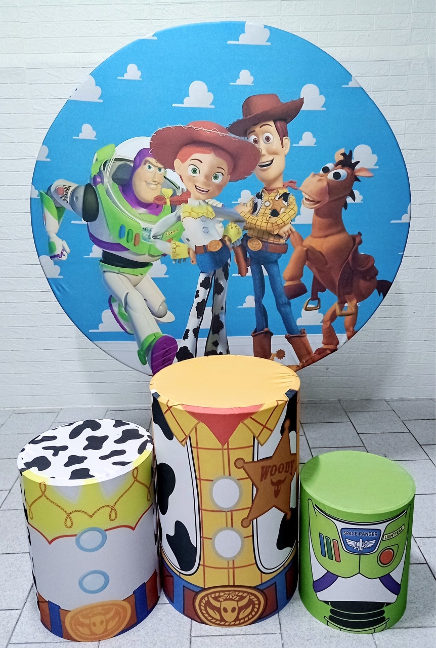 Toy Story Kit Padrão 1 Com Capas Personalizadas   - Cassia Decore e Celebre