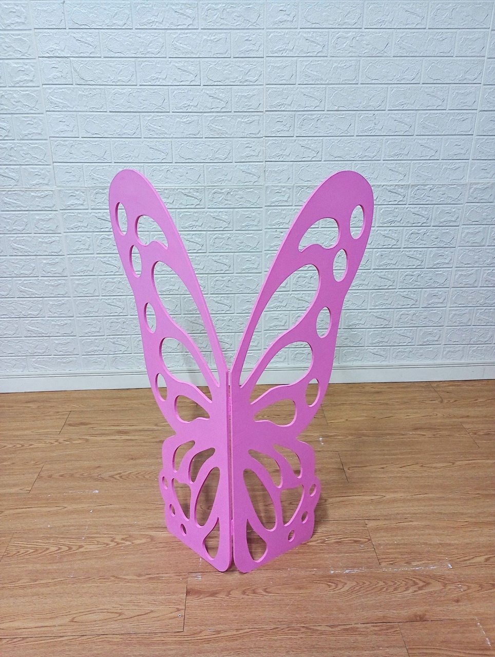 Borboleta Decorativa Rosa 90 Cm Em Mdf - Cassia Decore e Celebre