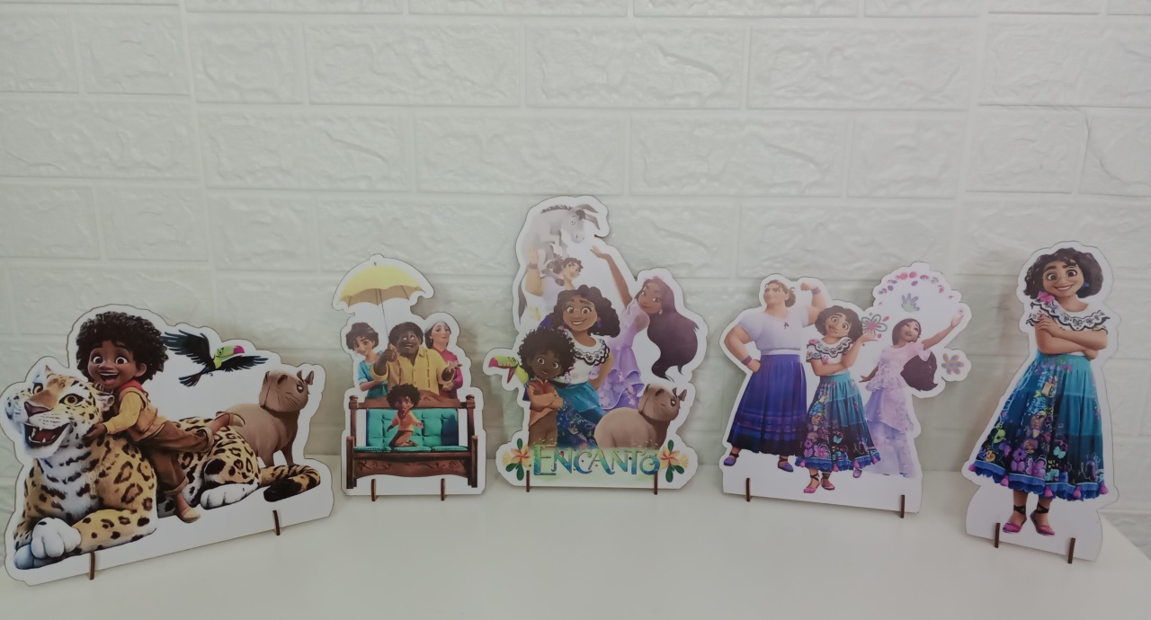  Kit Displays Encanto Mdf 6 Unidades  - Cassia Decore e Celebre