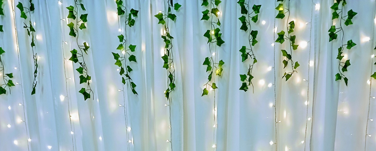 Folhagem Para Cortina Kit Luxo - Cassia Decore e Celebre