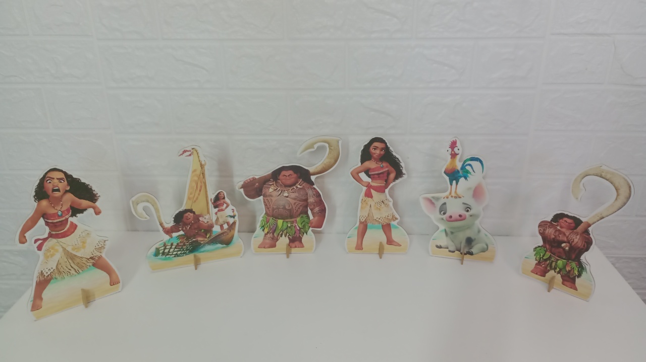 Kit Display de Mesa Mdf Moana Tradicional 6 Unidades - Cassia Decore e Celebre