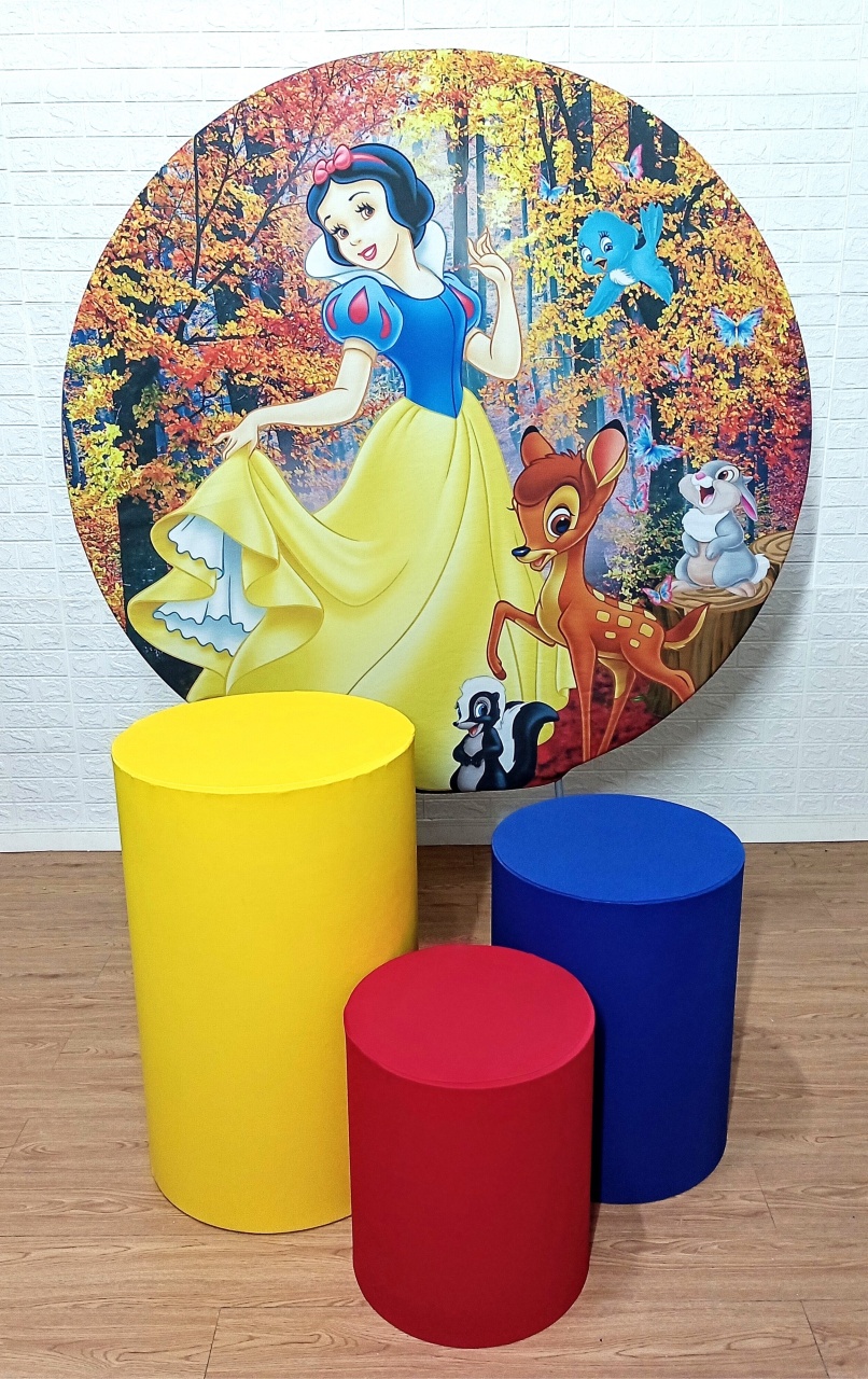  Branca de Neve Kit 1 Padrão C/Capas Lisas - Cassia Decore e Celebre