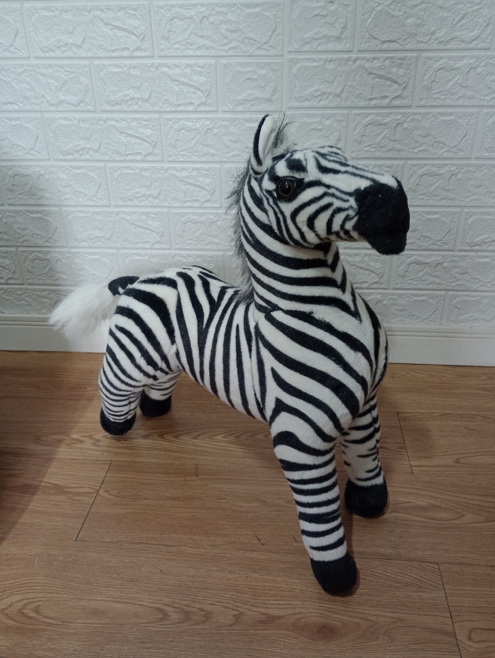 Zebra Pelúcia Tamanho Total 50 Cm - Cassia Decore e Celebre