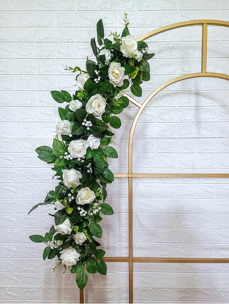 Arranjo de Flores Brancas 90 Cm - Cassia Decore e Celebre