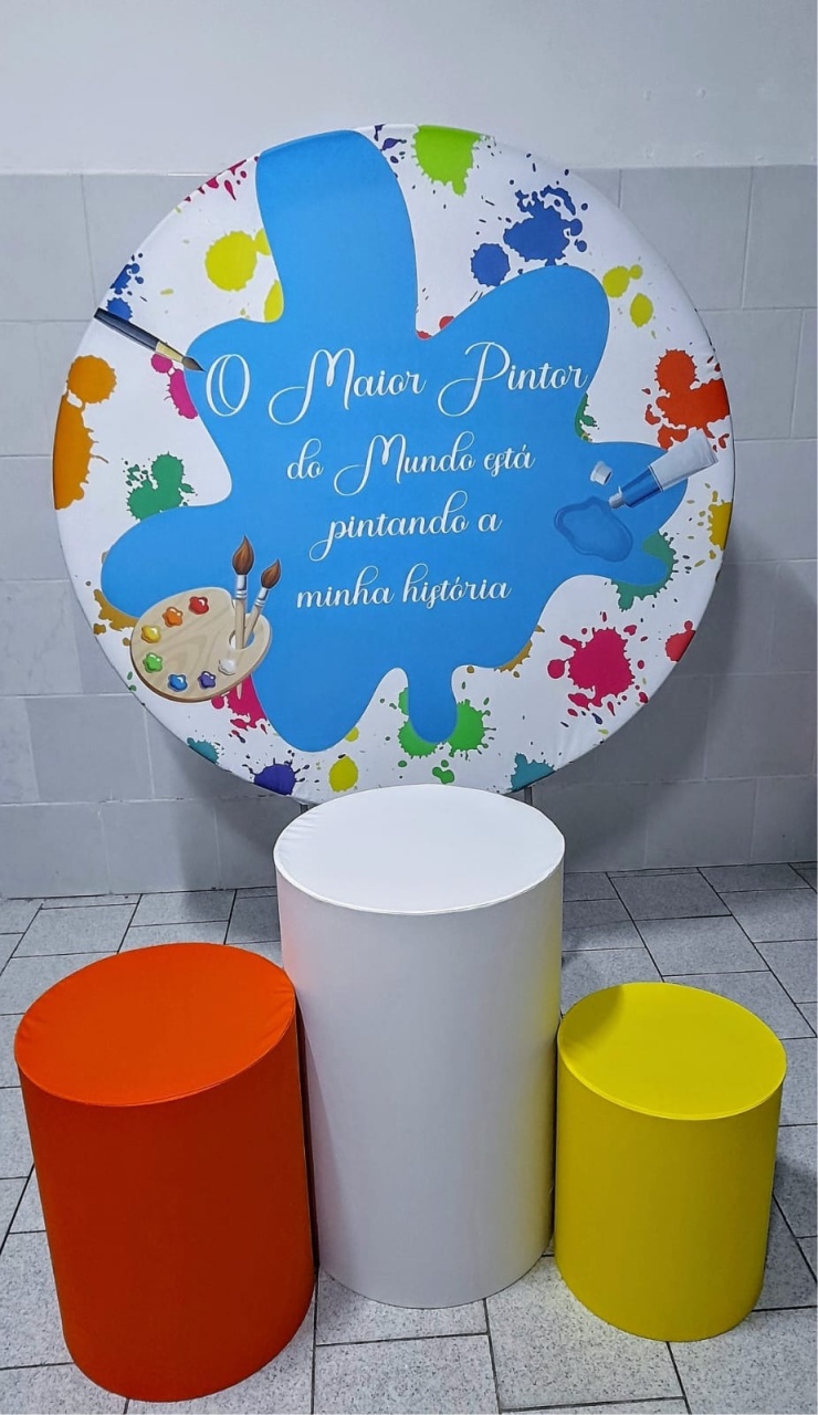 O Maior Pintor Do Mundo Kit Padrão 1 Com Capas de Cilindros Lisas   - Cassia Decore e Celebre