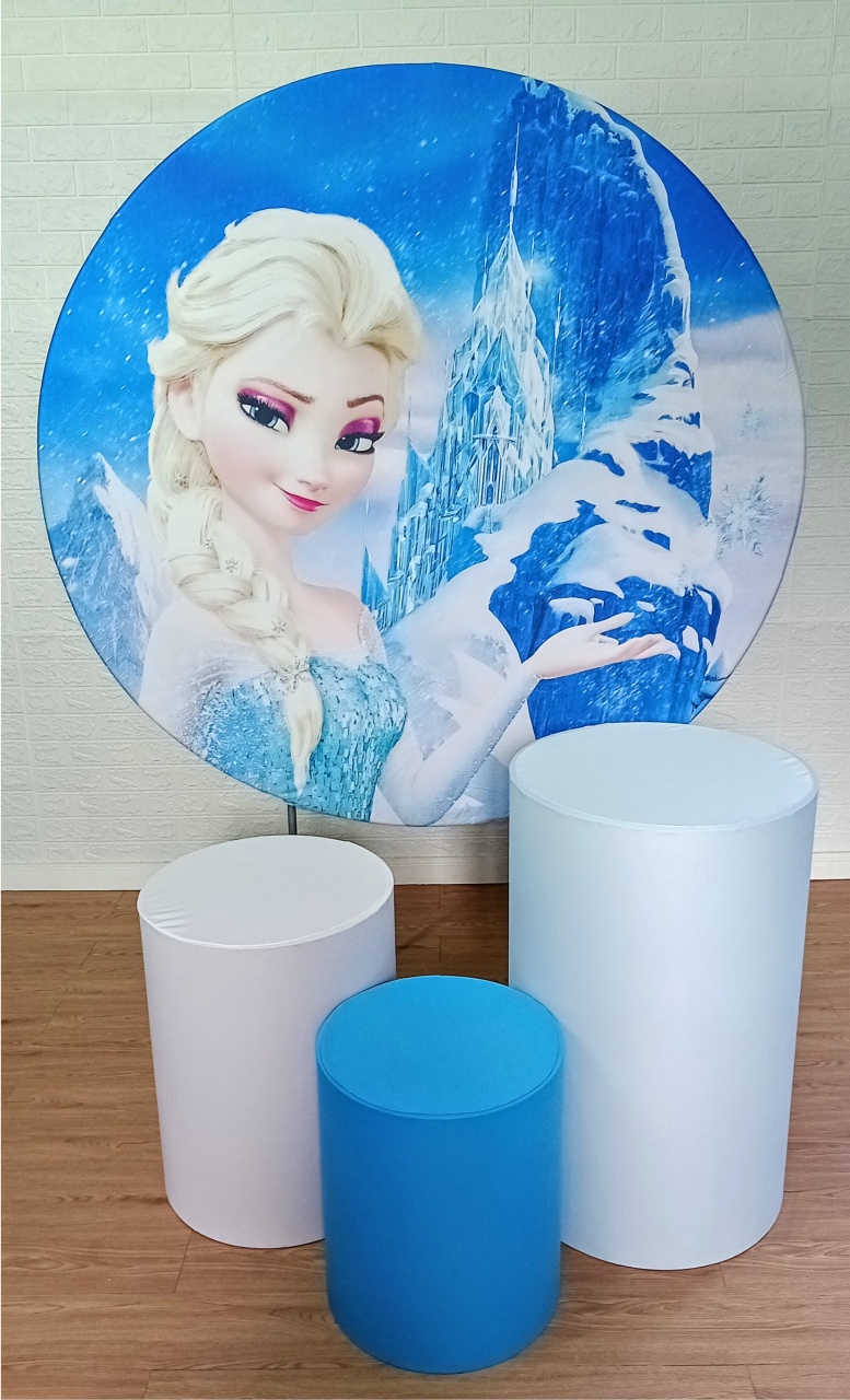 Frozen Kit Padrão 1 Com Capas de Cilindros Lisas  - Cassia Decore e Celebre