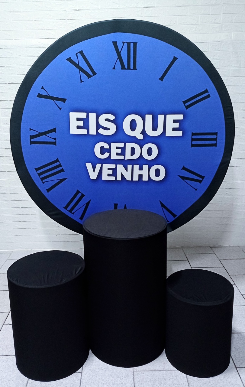 Eis Que Cedo Venho Kit Padrão 1 Com Capas de Cilindros Lisas   - Cassia Decore e Celebre