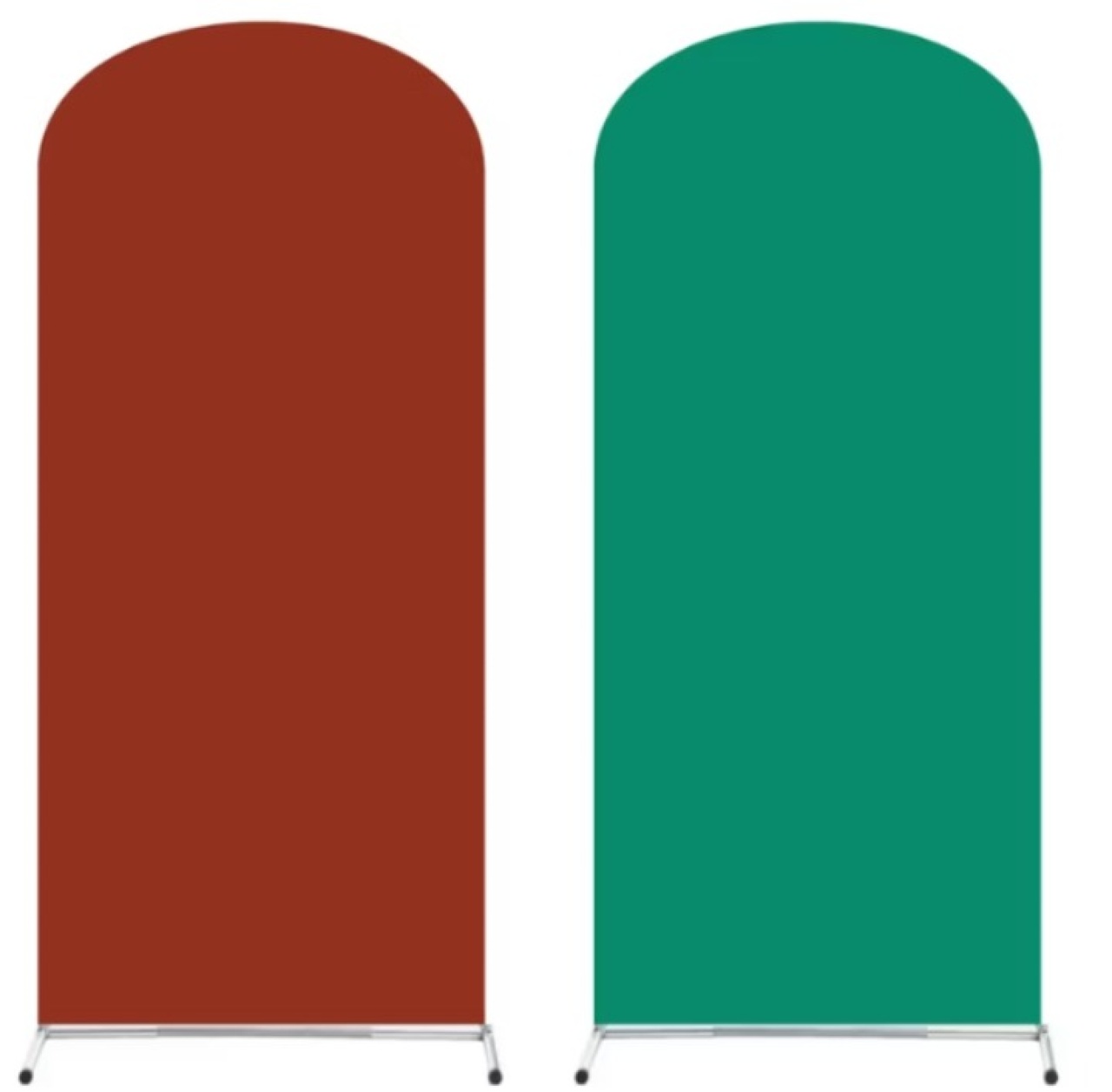 Kit Capa de Painel Romano Dupla Face 2 X 1 Terracota E Verde Jade E Suporte Romano 2X1  - Cassia Decore e Celebre