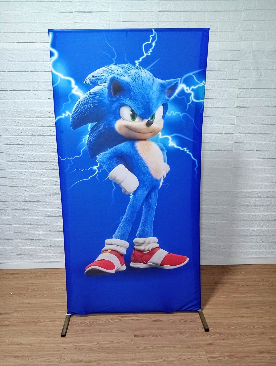 Kit Capa de Painel Retangular 2 X 1 Sonic Azul E Suporte Retangular 2X1 - Cassia Decore e Celebre