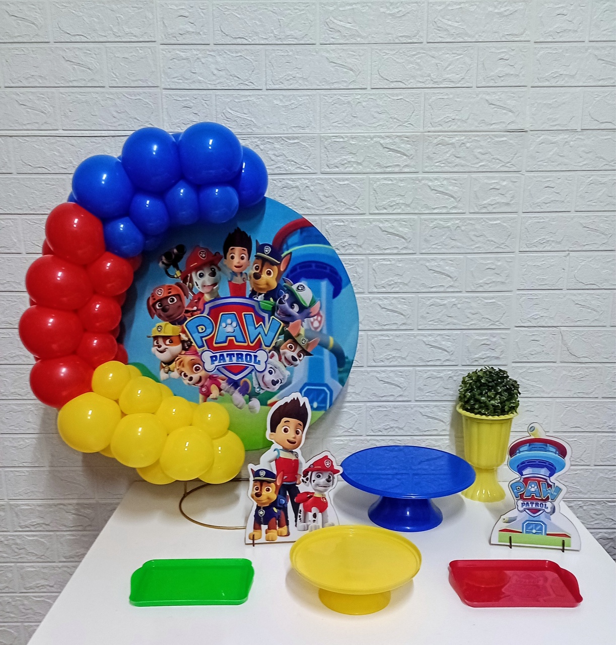 Kit Mini Festa Na Mesa Patrulha Canina - Cassia Decore e Celebre