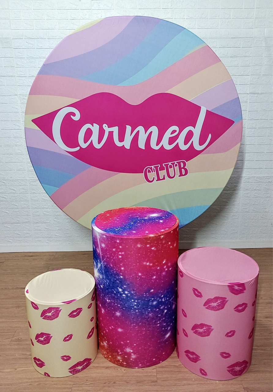 Carmed Kit Padrão 1 Com Capas de Cilindros Personalizadas  - Cassia Decore e Celebre