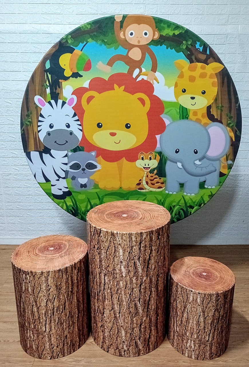  Safari Kit Padrão 1 C/ Capas Personalizadas - Cassia Decore e Celebre