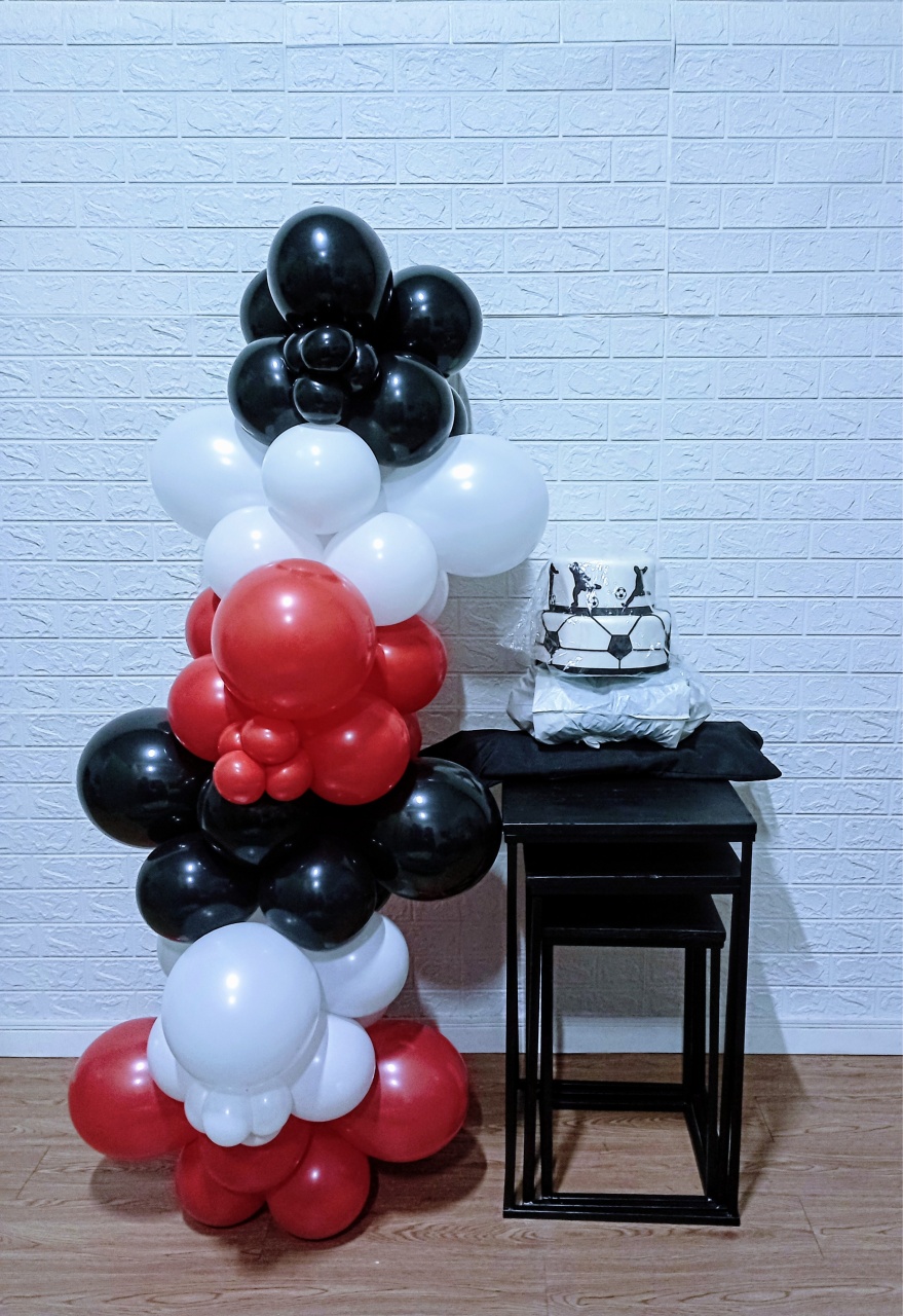 Arco de Balões Orgânicos Delivery 1,50 Metros  - Cassia Decore e Celebre