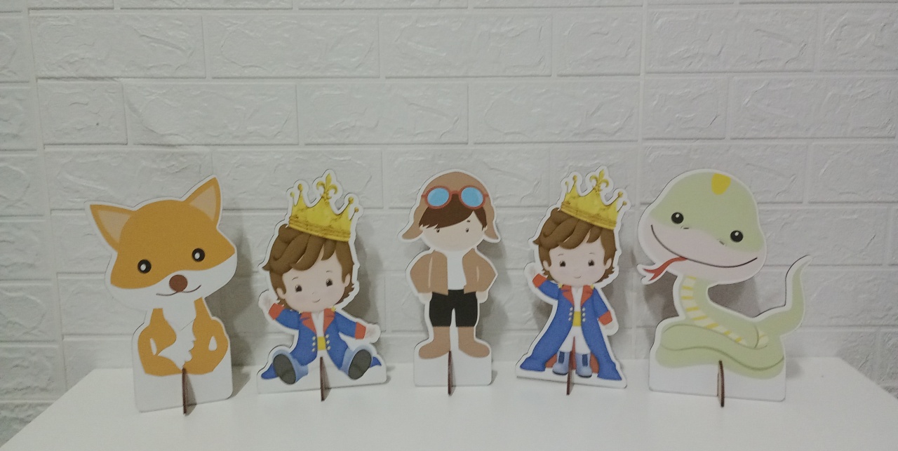 Displays Pequeno Príncipe Mdf C/5 Unidades  - Cassia Decore e Celebre