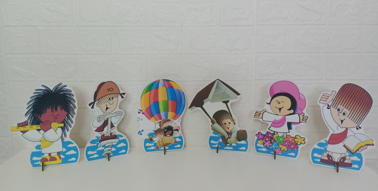 Displays Jesus O Melhor Amigo Mdf C/6 Unidades - Cassia Decore e Celebre