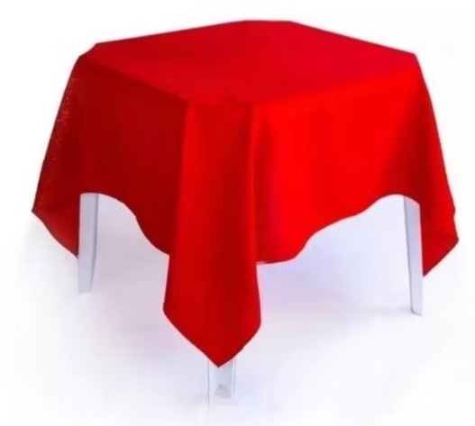 10 Toalhas 1,50M Vermelhas  Oxford - Cassia Decore e Celebre