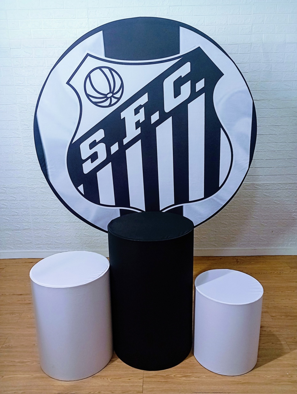 Santos Kit Padrão 1 C/ Capas  de Cilindros Lisas  - Cassia Decore e Celebre
