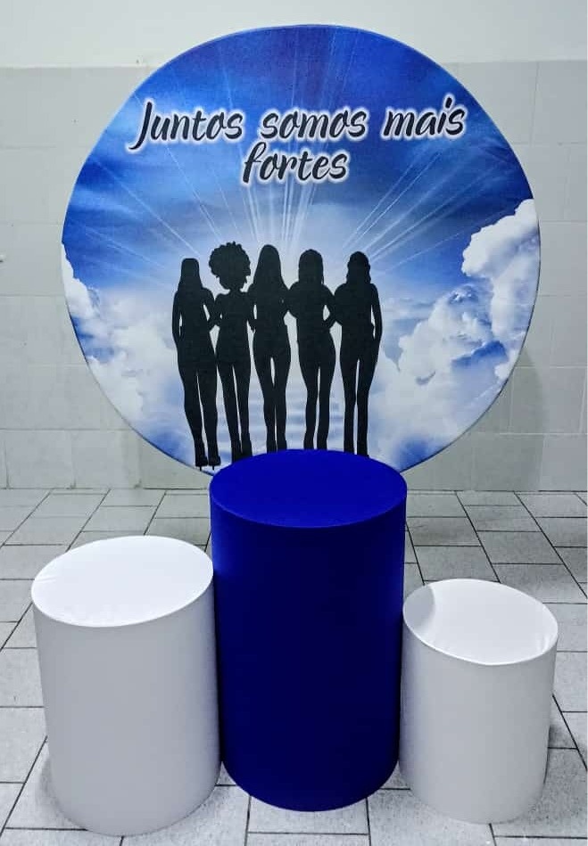 Juntas Somos Mais Fortes Kit Padrão 1 Com Capas de Cilindros Lisas   - Cassia Decore e Celebre