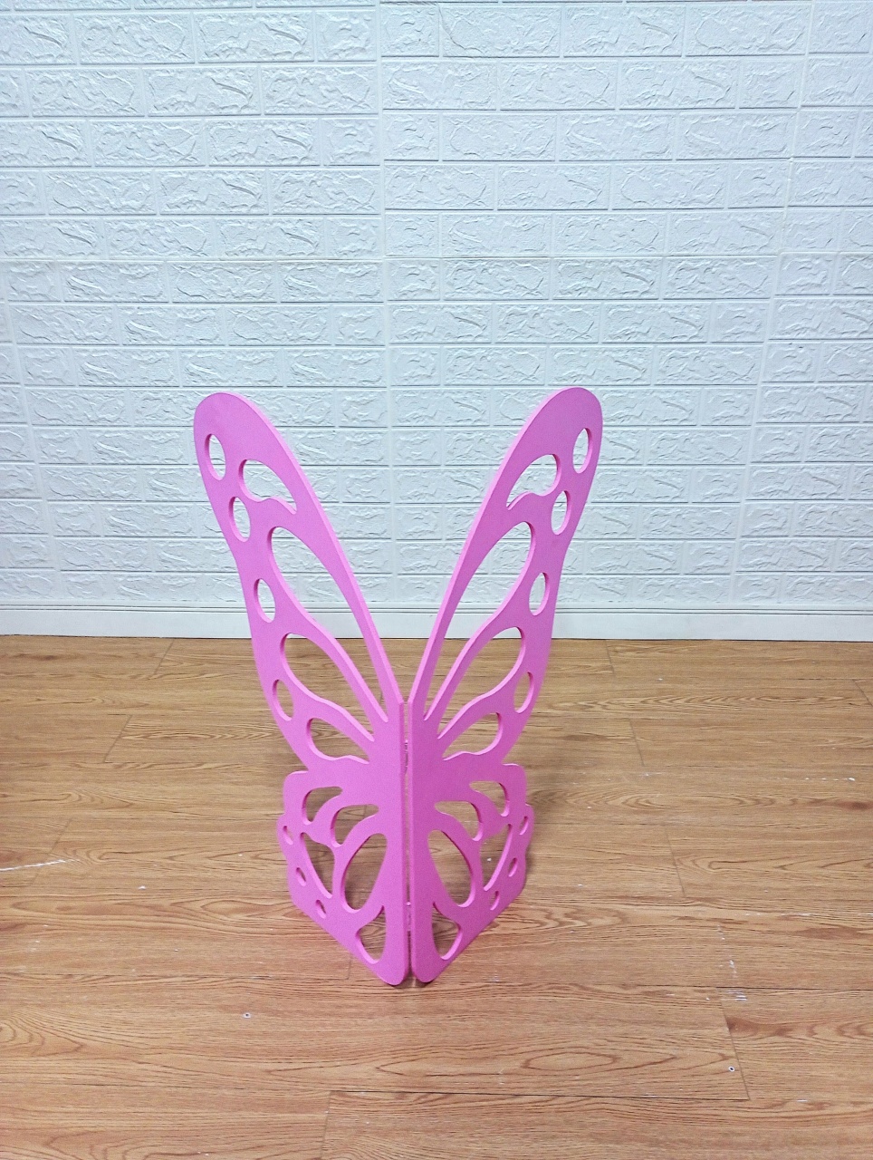 Borboleta Decorativa Rosa 70 Cm Mdf - Cassia Decore e Celebre