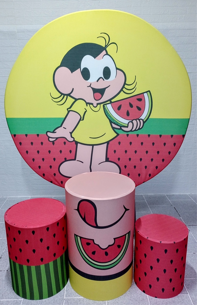 Magali Kit Padrão 1 Com Capas de Cilindros Personalizadas   - Cassia Decore e Celebre