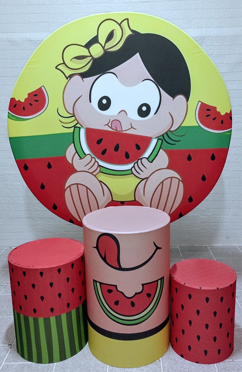 Magali Baby Kit Padrão 1 Com Capas de Cilindros Personalizadas    - Cassia Decore e Celebre