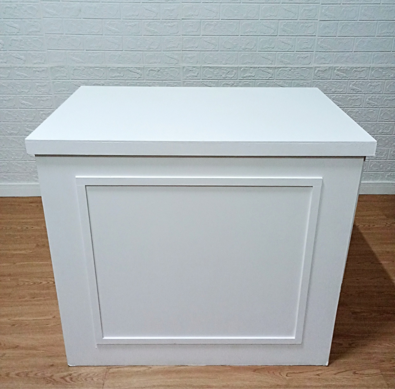 Cômoda Fake Boiserie G Branca Mdf - Cassia Decore e Celebre