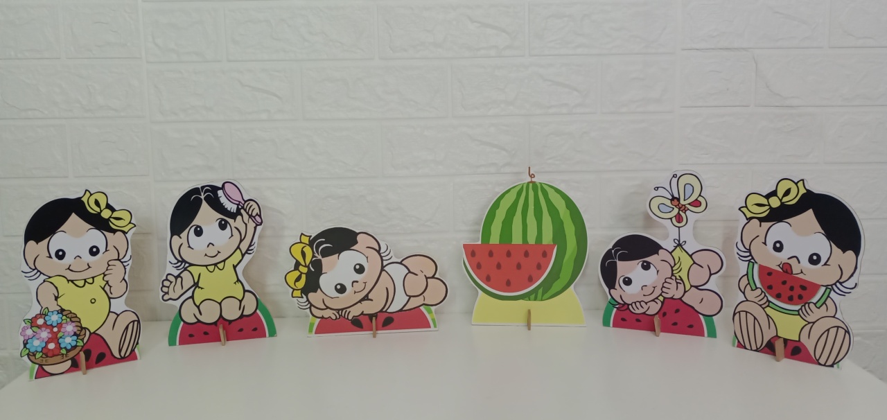  Kit Displays Magali Baby Mdf 5 Unidades - Cassia Decore e Celebre