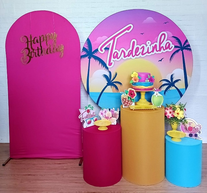Kit Platina Tardezinha Com Capas de Cilindros Lisas - Cassia Decore e Celebre