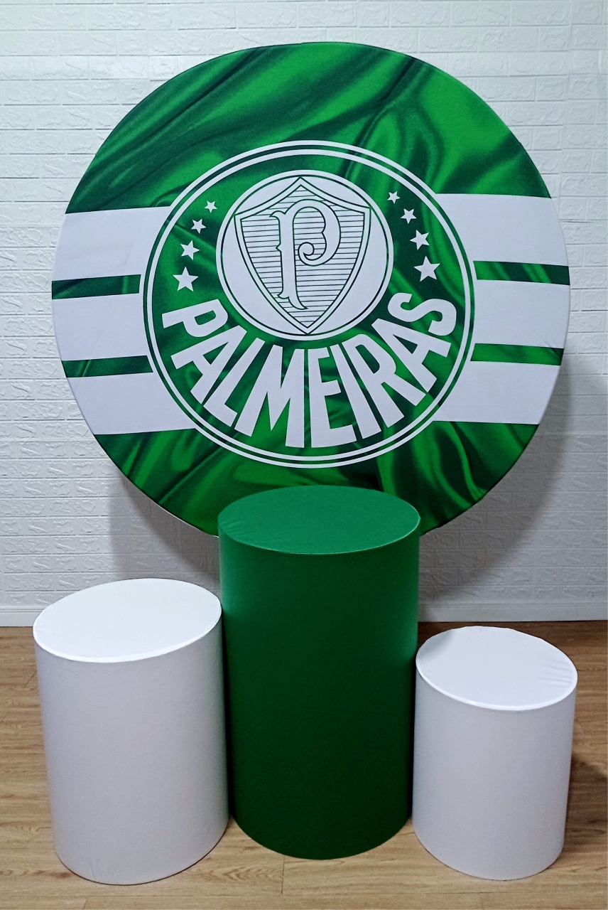 Palmeiras Kit Padrão 1 C/ Capas  de Cilindros Lisas    - Cassia Decore e Celebre