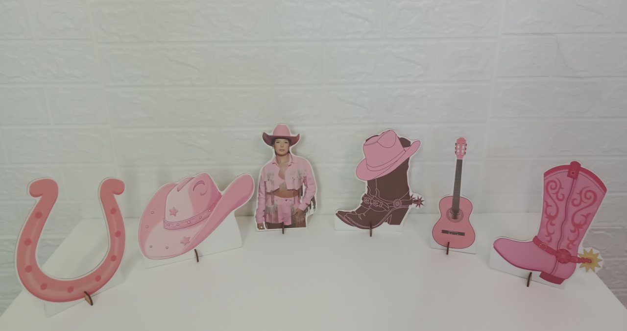 Kit Displays de Mesa Ana Castelo 6 Unidades - Cassia Decore e Celebre
