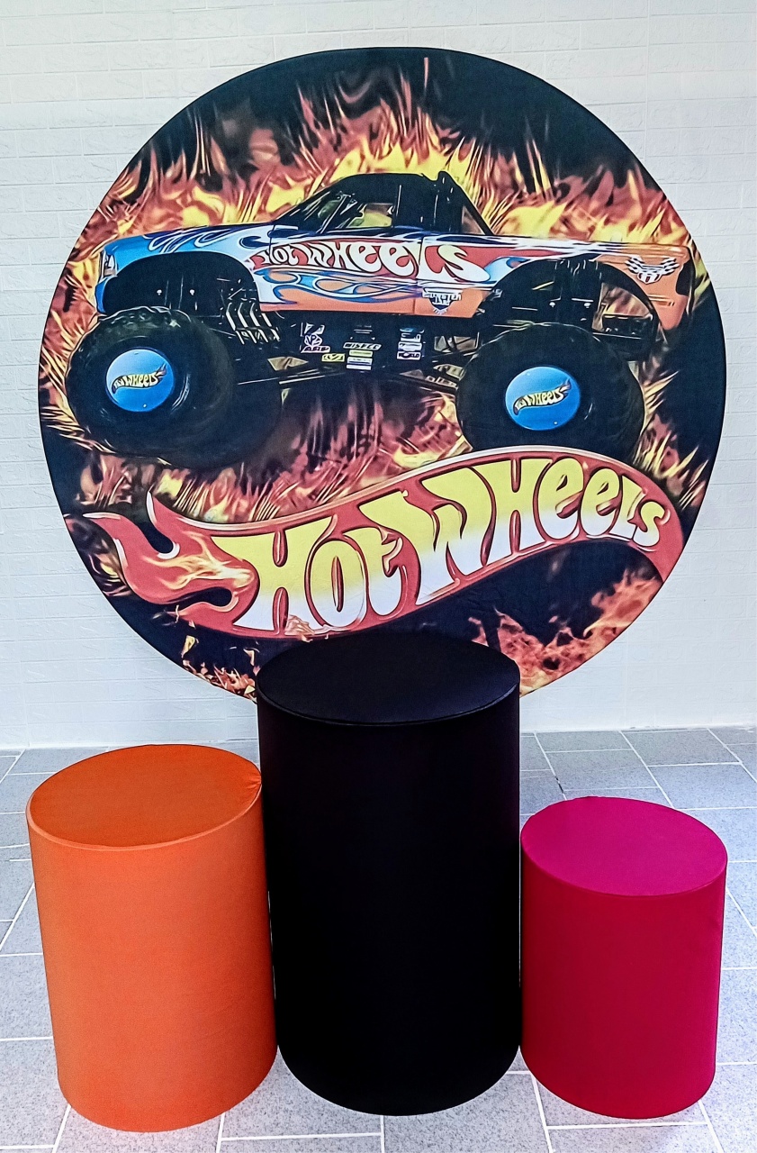 Hot Wheels Truck Kit Padrão 1 C/ Capas  de Cilindros Lisas   - Cassia Decore e Celebre
