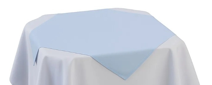 10 Toalhas Cobre Mancha 75X75 Azul Bebê Oxford - Cassia Decore e Celebre