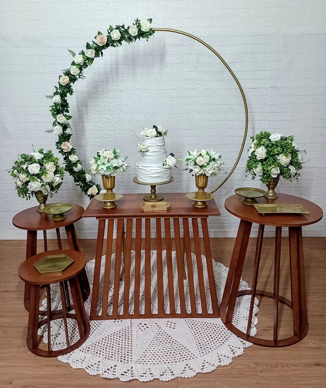 Kit Celebrações Luxo Rústico 7 Marrom  - Cassia Decore e Celebre