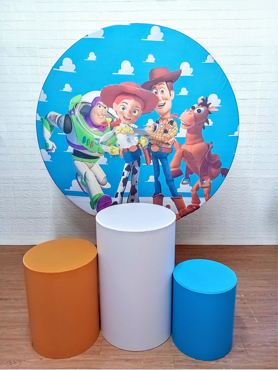 Toy Story Kit Padrão 1 Com Capas de Cilindros Lisas - Cassia Decore e Celebre