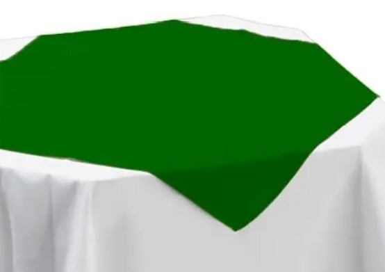 10 Toalhas Cobre Mancha 75X75  Verde Bandeira Oxford - Cassia Decore e Celebre