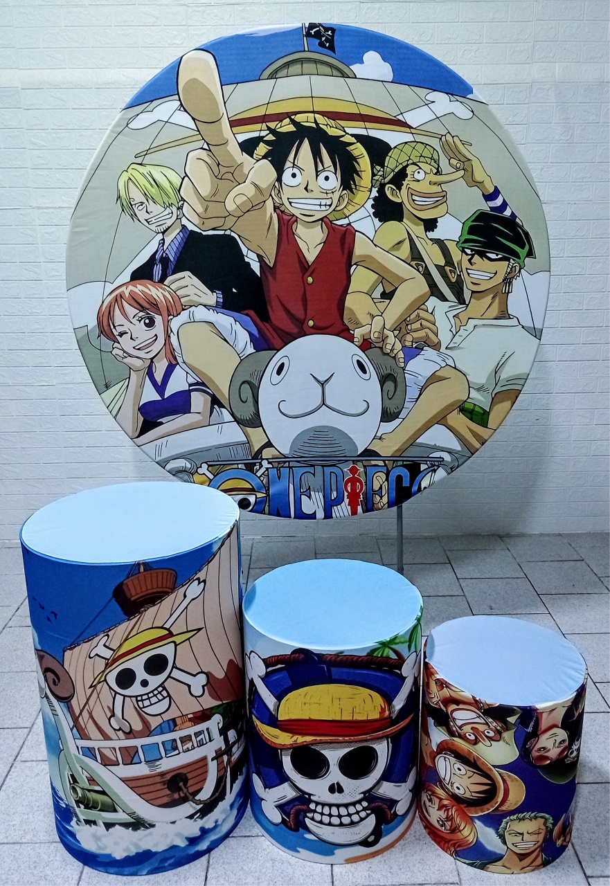 Onde Piece Kit Padrão 1 Com Capas Personalizadas  - Cassia Decore e Celebre